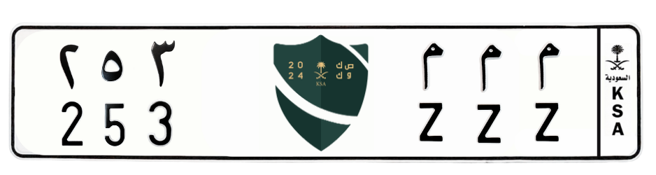 لوحة م م م 253